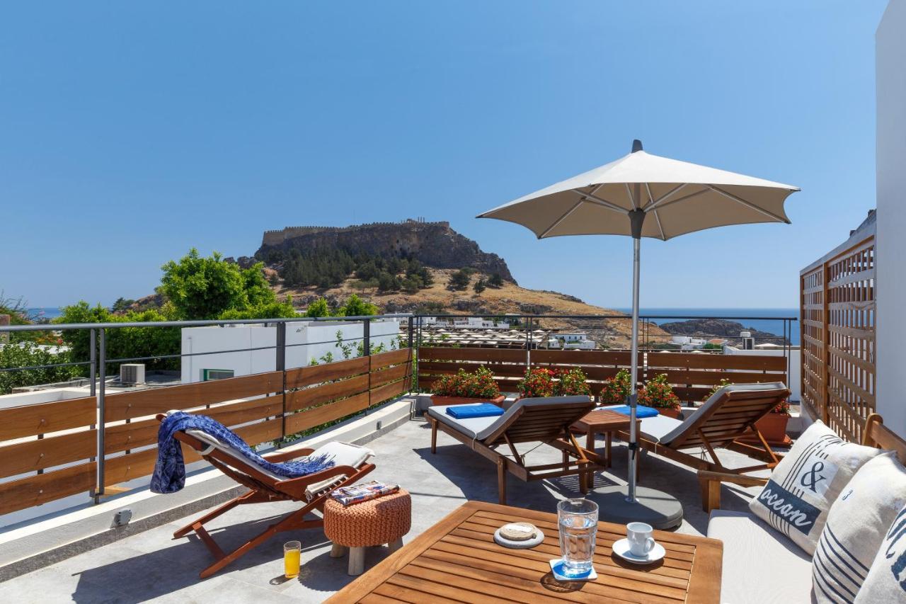 Lindosaquaview Luxury Villa Exterior foto
